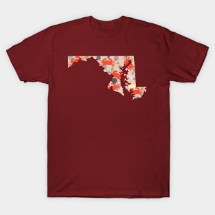 Maryland State by Courtney Graben T-Shirt